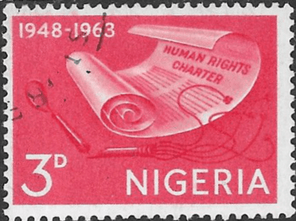Nigeria 1963 Human Rights SG 141 Fine Used