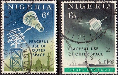 Nigeria 1963 Peaceful Use of Outer Space Set Fine Used