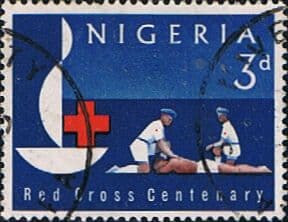 Nigeria 1963 SG 135 Red Cross Fine Used