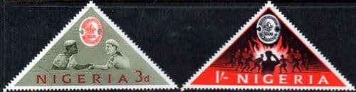 Nigeria 1963 World Scout Jamboree Set Fine Mint