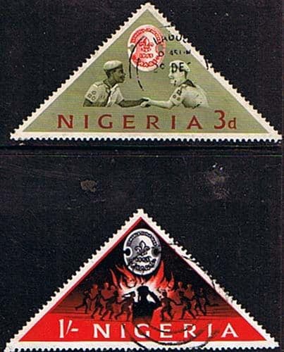 Nigeria 1963 World Scout Jamboree Set Fine Used