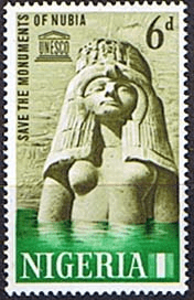 Nigeria 1964 Nubian Monuments UNICEF SG 145 Fine Mint