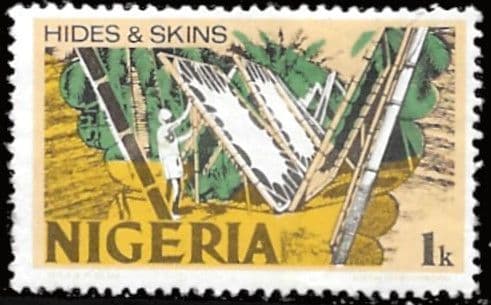 Nigeria 1973 SG 280a Hides and Skins Fine Mint