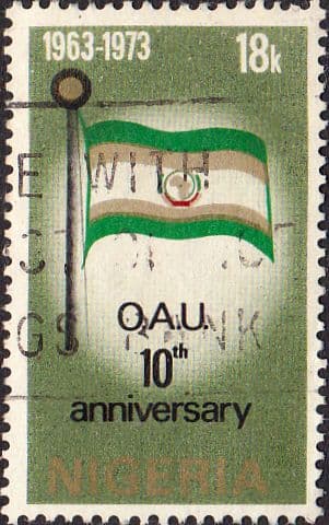 Nigeria 1973 Tenth Anniversary of OAU SG 312 Fine Used