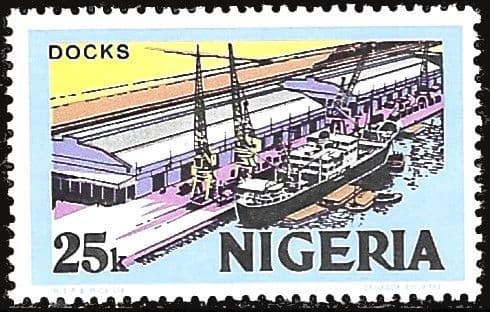 Nigeria 1974 Modern wharf SG 301 Fine Mint