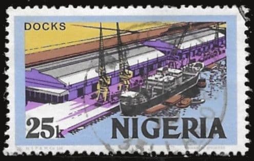 Nigeria 1974 Modern wharf SG 301 Fine Used