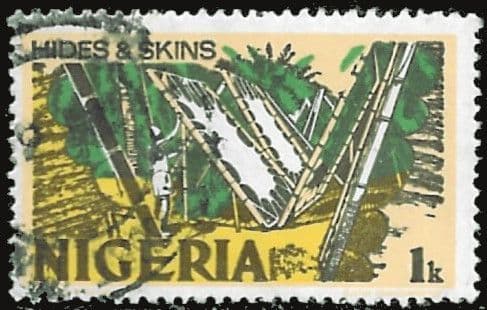 Nigeria 1974 SG 290 Hides and Skins Fine Used