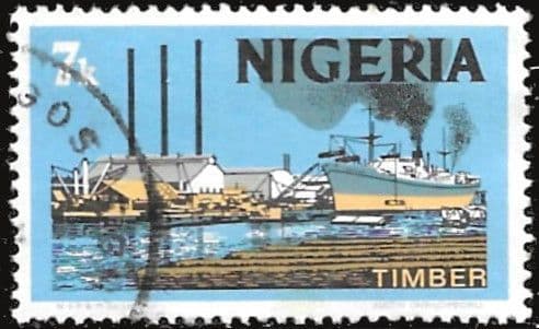 Nigeria 1974 Timber mill SG 294 Fine Used