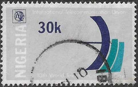 Nigeria 1978 SG 380 World Telecommunications Day Fine Used