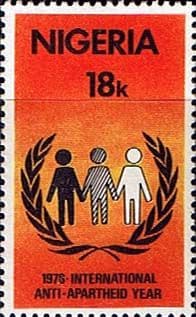 Nigeria 1978 SG 392 International Anti-Apartheid Year Fine Mint