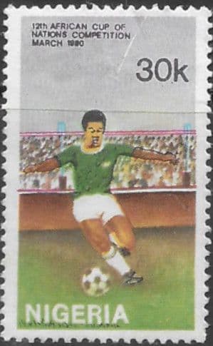 Nigeria 1980 SG 405 Football African Cup Fine Used