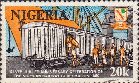 Nigeria 1980 SG 413 Nigerian Railway Corporation Fine Used