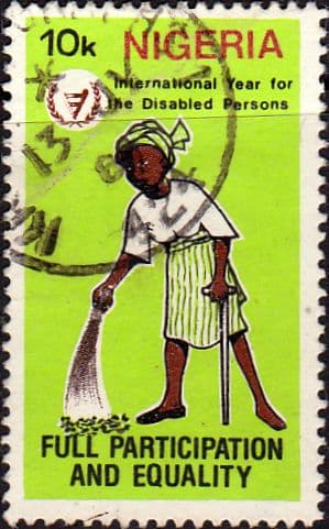 Nigeria 1981 SG 421 International Year for Disabled Persons Fine Used