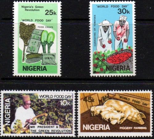 Nigeria 1981 World Food Day Set Fine Mint