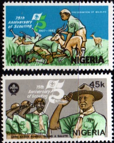 Nigeria 1982 Boy Scout Movement Set Fine Mint