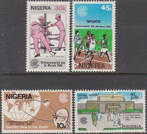 Nigeria 1983 Commonwealth Day Set Fine Mint