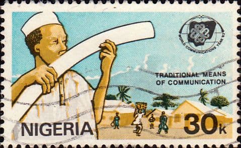Nigeria 1983 SG 457 World Communications Year Set Fine Used