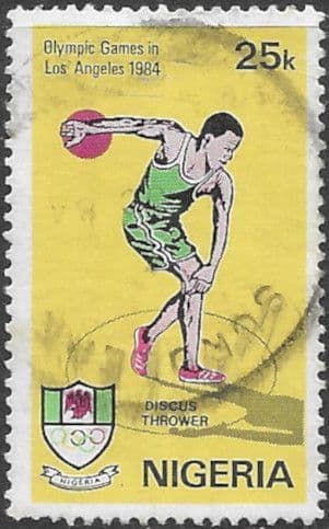 Nigeria 1984 SG 477 Los Angeles Olympic Games Fine Used