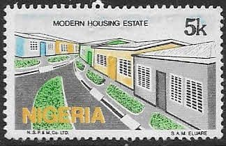 Nigeria 1986 SG 515 Modern housing estate Fine Used