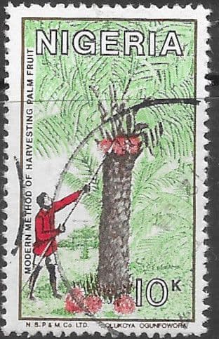 Nigeria 1986 SG 516 Harvesting Oil Palm Fruit Fine Used