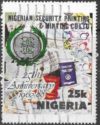 Nigeria 1988 Nigerian Security Printing and Minting SG 570 Fine Used