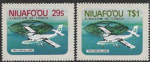 Niuafo'ou 1883 Inauguration of Niuafo'ou Airport Set Fine Mint