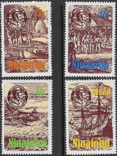 Niuafo'ou 1885 Anniversary of Jacob Le Maire Set Fine Mint