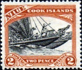 Niue 1932 King George V Landing of Captain Cook SG 64 Fine Mint