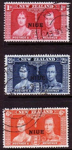Niue 1937 King George VI Coronation Fine Used