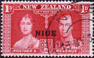 Niue 1937 King George VI Coronation SG 72 Fine Used