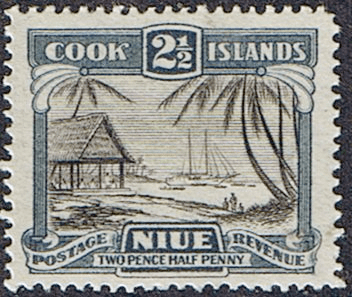 Niue 1944 King George VI SG 92 Fine Mint