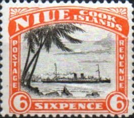 Niue 1944 King George VI SG 94 Fine Mint