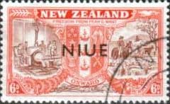 Niue 1946 King George VI Victory SG 100 Fine Used