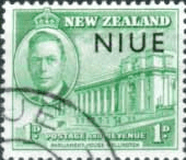 Niue 1946 King George VI Victory SG 98 Fine Used