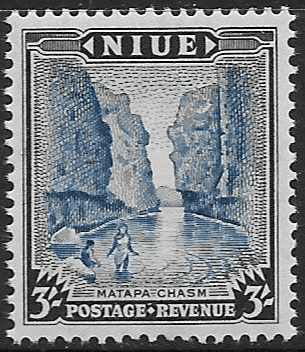 Niue 1950 Matapa Chasm SG 122 Fine Mint