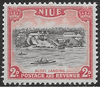 Niue 1950 SG 115 Alofi Landing Fine Mint
