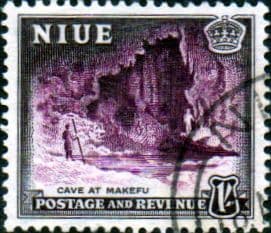 Niue 1950 SG 120 Cave Makefu Fine Used
