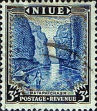 Niue 1950 SG 122 Matapa Chasm Fine Used