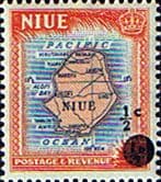 Niue 1967 Decimal Surcharged SG 125 Fine Mint