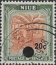 Niue 1967 Decimal Surcharged SG 133 Fine Used