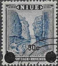 Niue 1967 Decimal Surcharged SG 134 Fine Used