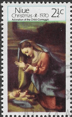 Niue 1970 Christmas Block of 4 SG 154 Fine Used