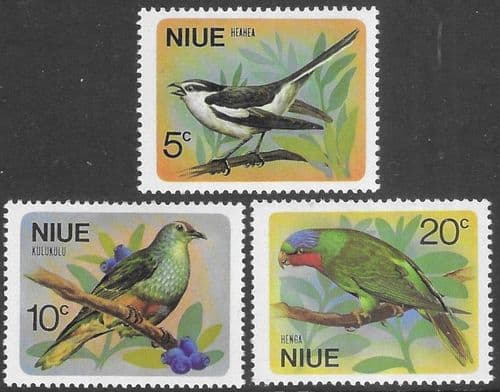 Niue 1971 Birds Set Fine Mint