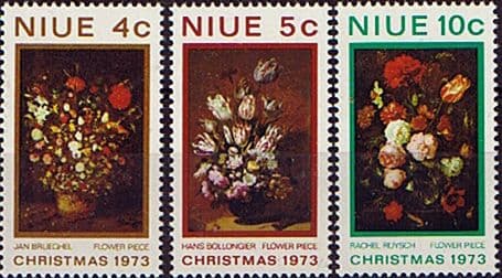 Niue 1973 Christmas Set Fine Mint