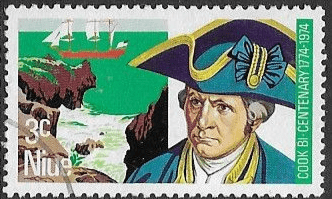 Niue 1974 Bicentenary of Captain Cook's Visit Sg 183 Fine Used