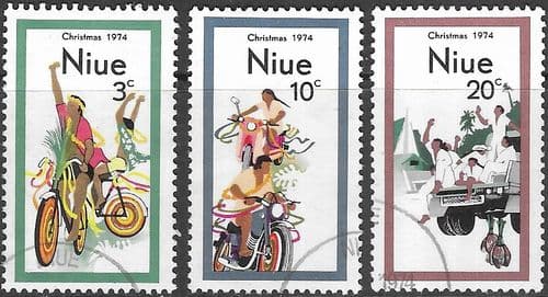 Niue 1974 Christmas Set Fine Used