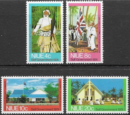 Niue 1974 Self-Government Set Fine Mint