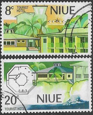 Niue 1975 Opening of Tourist Hotel Set Fine Used