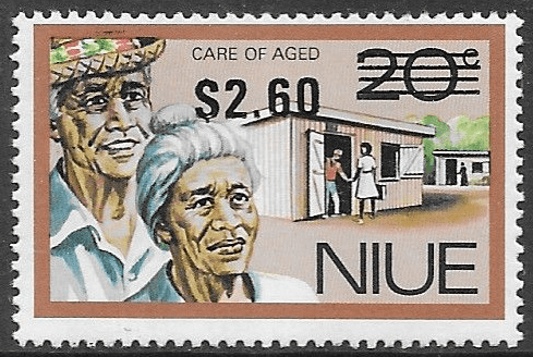Niue 1977 Food Gathering Surcharged SG 233 Fine Mint