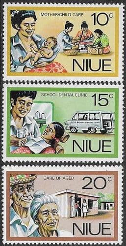 Niue 1977 Personal Services Set Fine Mint